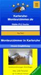 Mobile Screenshot of karlsruhe-monteurzimmer.de