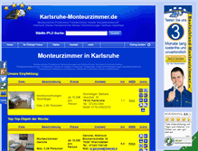 Tablet Screenshot of karlsruhe-monteurzimmer.de